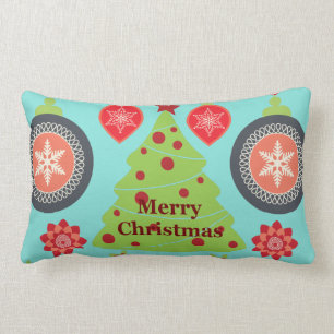 Coussin Rectangle Joyeux Noël des fêtes de Noël