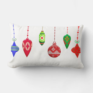 Coussin Rectangle Joyeux ornement de Noël décoratif