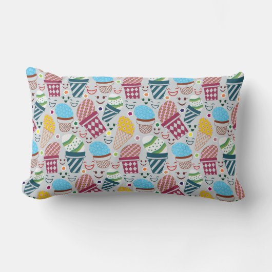 Coussin Rectangle Joyeux Pâques (Recto)