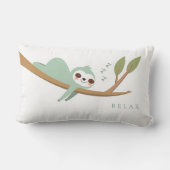 Coussin Rectangle Joyeux Sloth Relax (Verso)