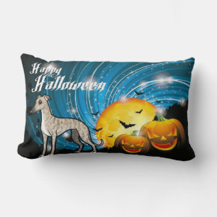 Coussin Rectangle Joyeux Whippet Halloween