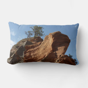 Coussin Rectangle Jusqu'à Angels Landing dans le parc national de Zi