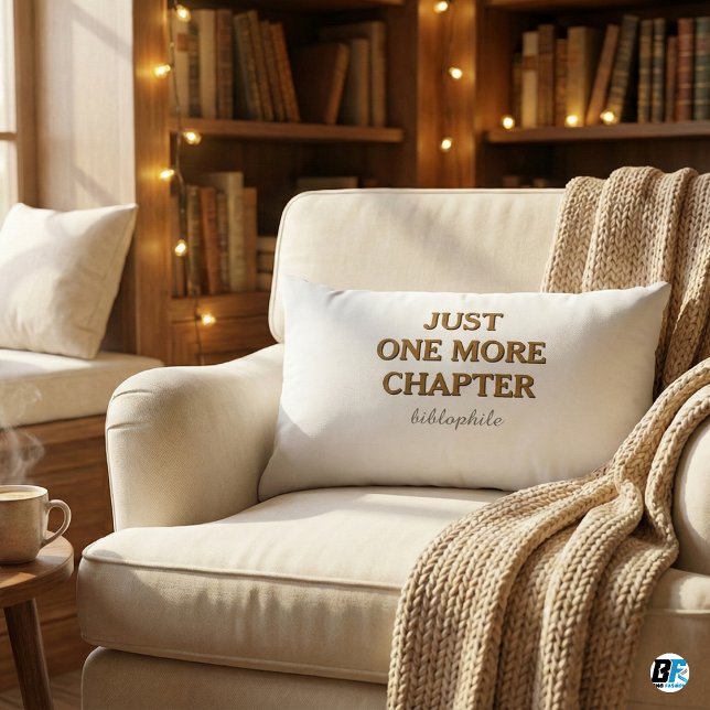 Coussin Rectangle Juste un chapitre de plus Citation de bibliophile  (Créateur téléchargé)