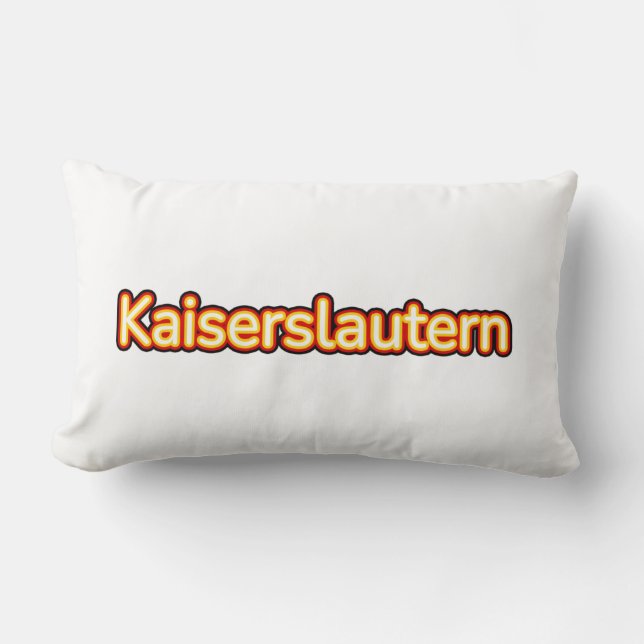 Coussin Rectangle Kaiserslautern Allemagne (Recto)