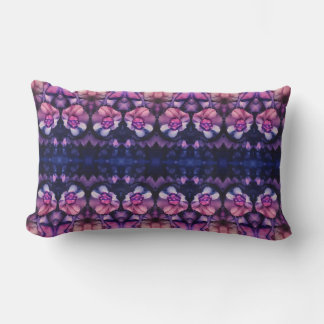 Coussin Rectangle Kaleidoscope de la Marine rose