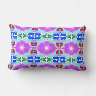 Coussin Rectangle Kaleidoscope Fleur d'Azur
