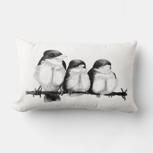 Coussin Rectangle Kingfisher Chicks
