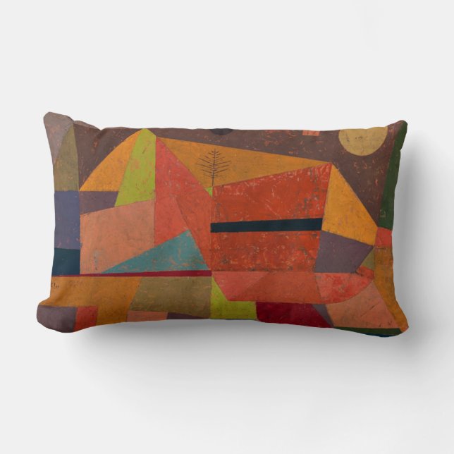 Coussin Rectangle Klee - Joyful Mountain Landcape (Recto)