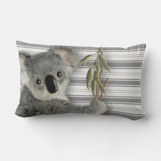 Coussin Rectangle Koala mignon (Verso)