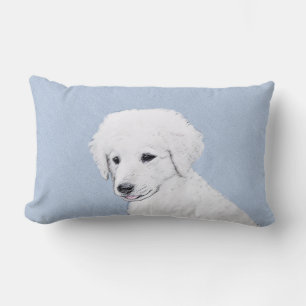 Coussin Rectangle Kuvasz Peinture - Cute Original Chien Art