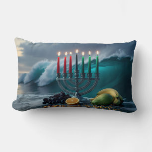 COUSSIN RECTANGLE KWANZAA - KINARA -