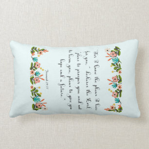 Coussin Rectangle La bible d'une manière encourageante exprime l'ar