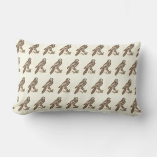 Coussin Rectangle La Chouette du Nord (Surnia ulula) Image d'oiseau