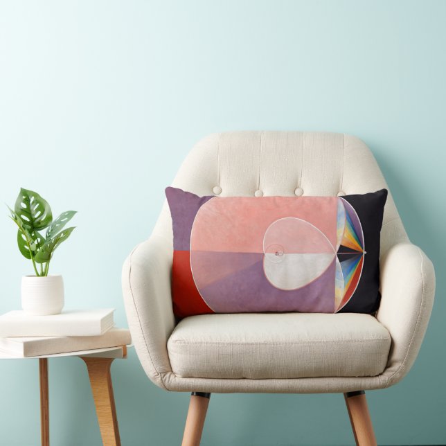Coussin Rectangle La colombe, no 2. par Hilma af Klint (Chaise)