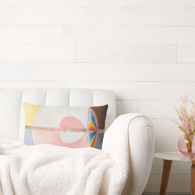 Coussin Rectangle La colombe par Hilma af Klint (Canapé)