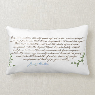 Coussin Rectangle La fierté de Jane Austen et la citation #1 de