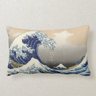 Coussin Rectangle La Grande Vague de Kanagawa Hokusai
