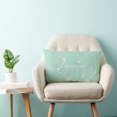 Coussin Rectangle La guirlande abstraite mignonne de coeurs ajoutent (Chaise)