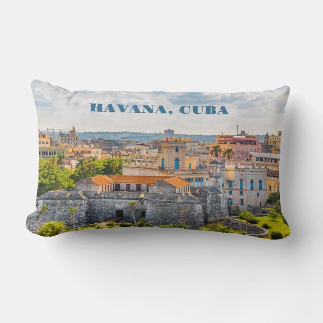 Coussin Rectangle La Havane CUBA (Recto)