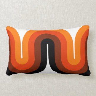 Coussin Rectangle La moitié du siècle courbe le carreau 13x21