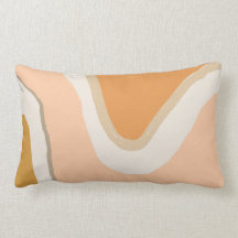 La moutarde rose orangée de Boho Modern motif géom