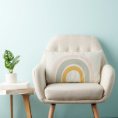 Coussin Rectangle La pépinière pastel arc-en-ciel, rose, jaune, vert (Chaise)
