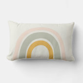 Coussin Rectangle La pépinière pastel arc-en-ciel, rose, jaune, vert (Recto)
