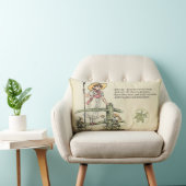 Coussin Rectangle La petite Bo-Peep : Classique Kate Greenaway Nurse (Chaise)