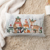 Coussin Rectangle La petite forêt d'hiver Animaux La petite pépinièr (Couverture)