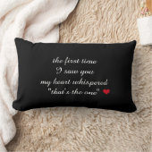 Coussin Rectangle La Première Fois Que Je Vous Ai Vu. (Couverture)