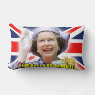 Coussin Rectangle La Reine - Grande-Bretagne' Pride!