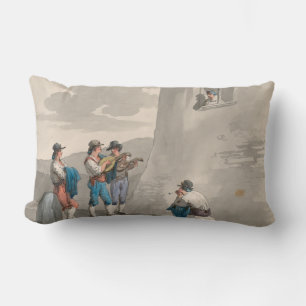 Coussin Rectangle La Serenade (Chansons d'amour) (Scène romantique)