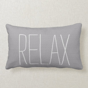 Coussin Rectangle La texture gris-clair rustique moderne de toile de