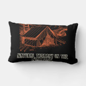 Coussin Rectangle La thérapie naturelle dans la nature (Verso)