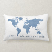 La vie est une carte du monde bleu pour les bébés