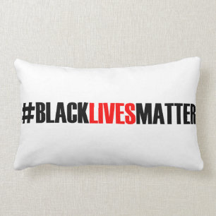 COUSSIN RECTANGLE LA VIE NOIRE A DE L'IMPORTANCE / JE NE PEUX PAS FA
