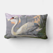Coussin Rectangle Lac Lugano Swan (Recto)