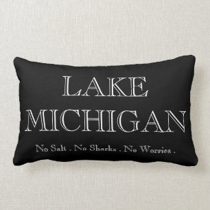 Coussin Rectangle Lac Michigan