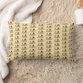 Coussin Rectangle L'amour en fleurs : une lettre créative (Couverture)
