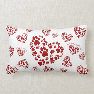 Coussin Rectangle L'amour est un mot quatre à jambes