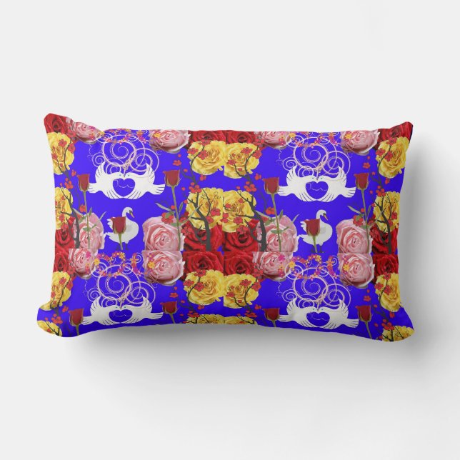 Coussin Rectangle l'amour par le coussin. (Recto)