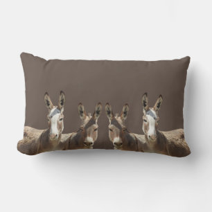 Coussin Rectangle Lancer l'oreiller, les ânes, les cadeaux pour la f