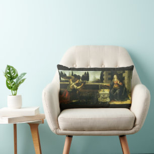 Coussin Rectangle L'Annonciation du Seigneur de Léonard de Vinci