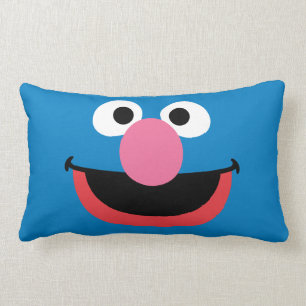 Coussin Rectangle L'art du visage de Grover