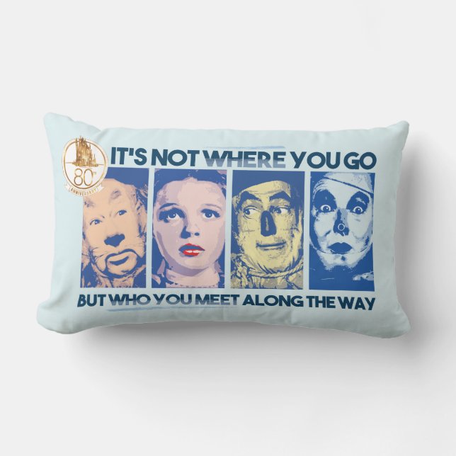 Coussin Rectangle L'Assistant D'Oz™ | Qui Vous Rencontrez En Chemin (Recto)