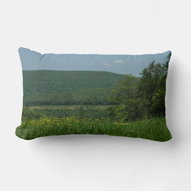 Coussin Rectangle Laurel Highlands Pennsylvania Summer Photography (Recto)