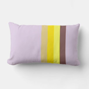 Coussin Rectangle Lavande jaune Brown