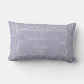 Coussin Rectangle Lavender Grey Sweet Dreams Personnalisé (Verso)
