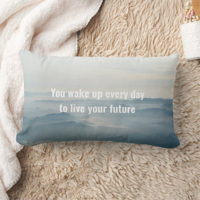 Coussin Rectangle L'Avenir Est Maintenant - Motivationnel (Couverture)
