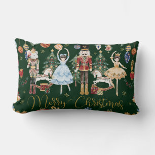 Coussin Rectangle Le ballet Casse-Noisette Joyeux Noël festif
